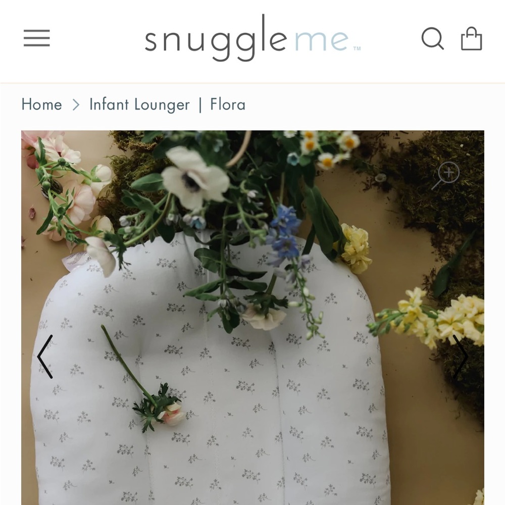 Snuggle me infant lounger